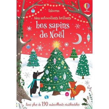 USBORNE PUBLISHING Les Sapins De Noël - Mes Autocollants Brillants