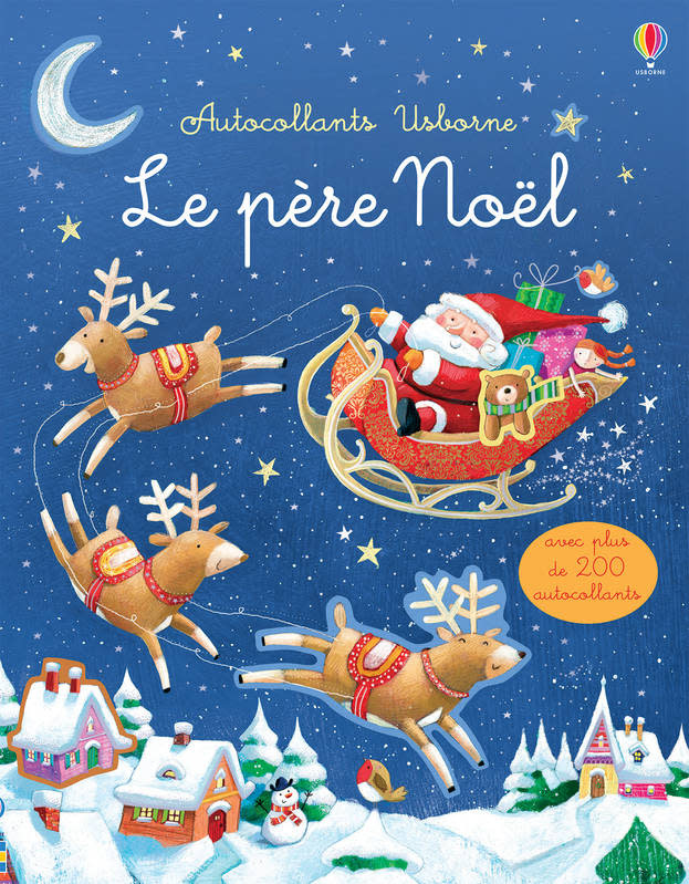 USBORNE PUBLISHING Le Père Noël -Premiers autocollants