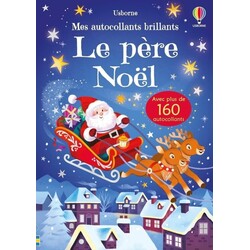USBORNE PUBLISHING Le Père Noël - Mes Autocollants Brillants - Des 3 Ans