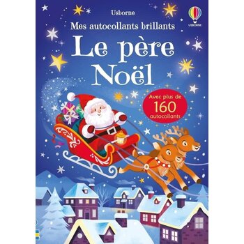 USBORNE PUBLISHING Le Père Noël - Mes Autocollants Brillants - Des 3 Ans