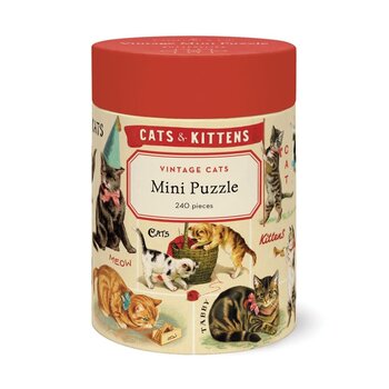 CAVALLINI PAPERS Mini Puzzle 240 Pièces - Cats. 27 X 35 Cm