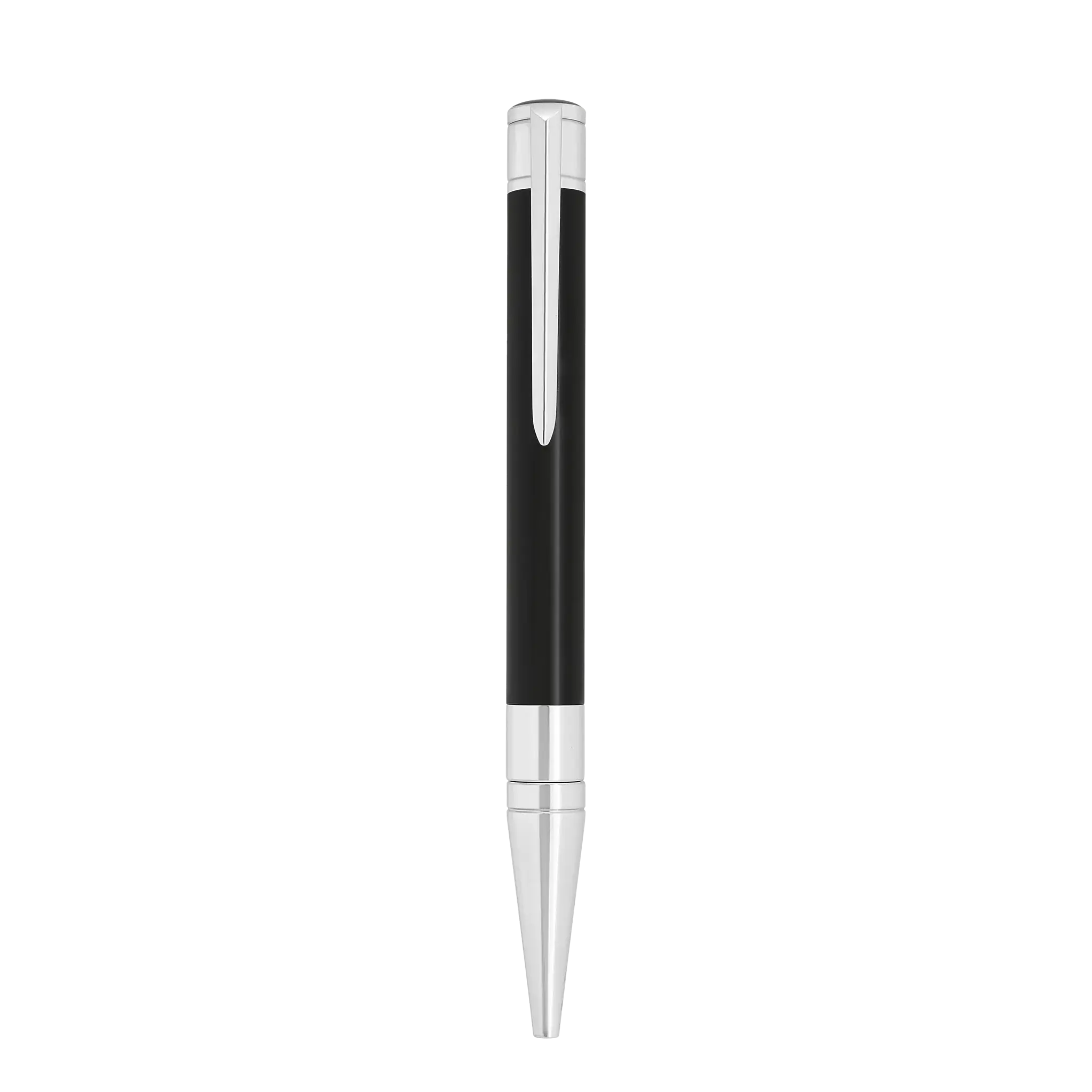 DUPONT S.T Stylo Bille Initial Noir / Chromé