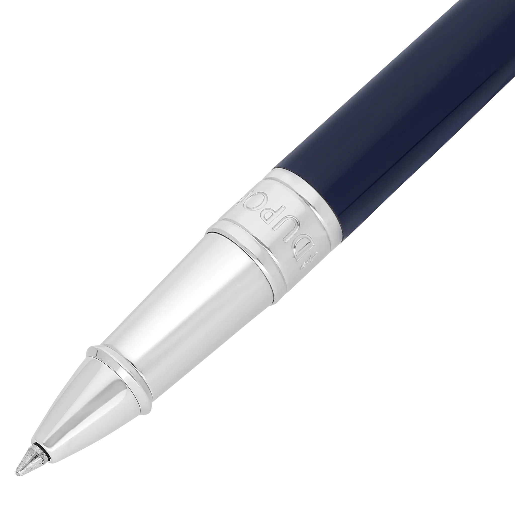 DUPONT S.T Stylo Roller Initial Bleu / Chromé