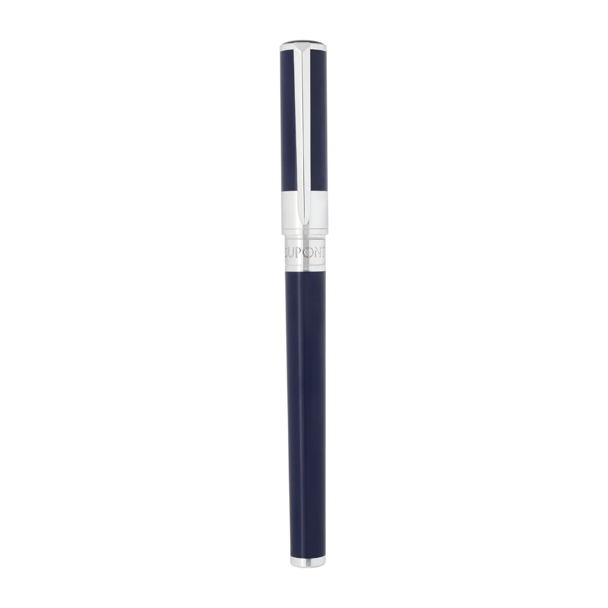 DUPONT S.T Stylo Roller Initial Bleu / Chromé