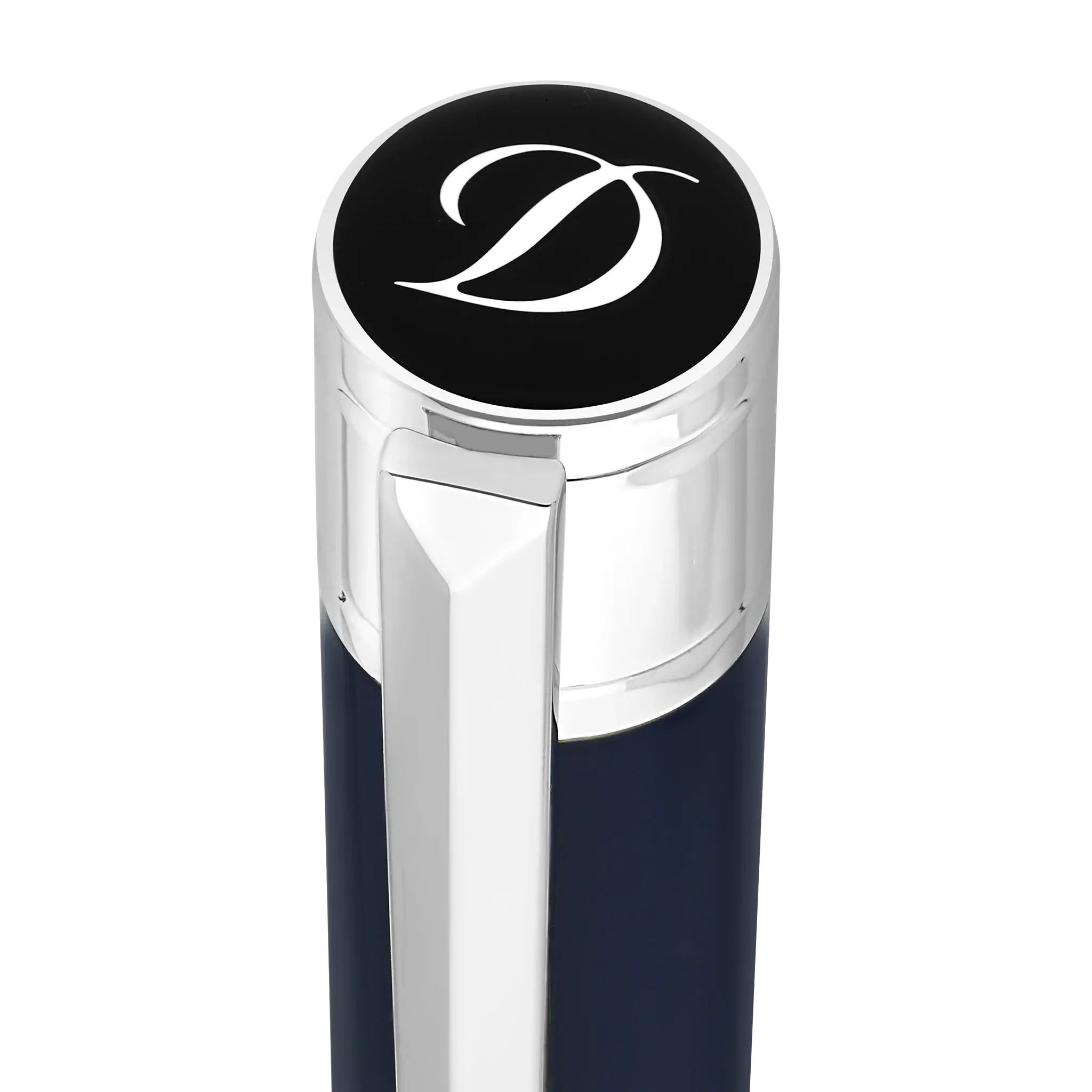 DUPONT S.T Stylo Bille  Initial Bleu / Chromé