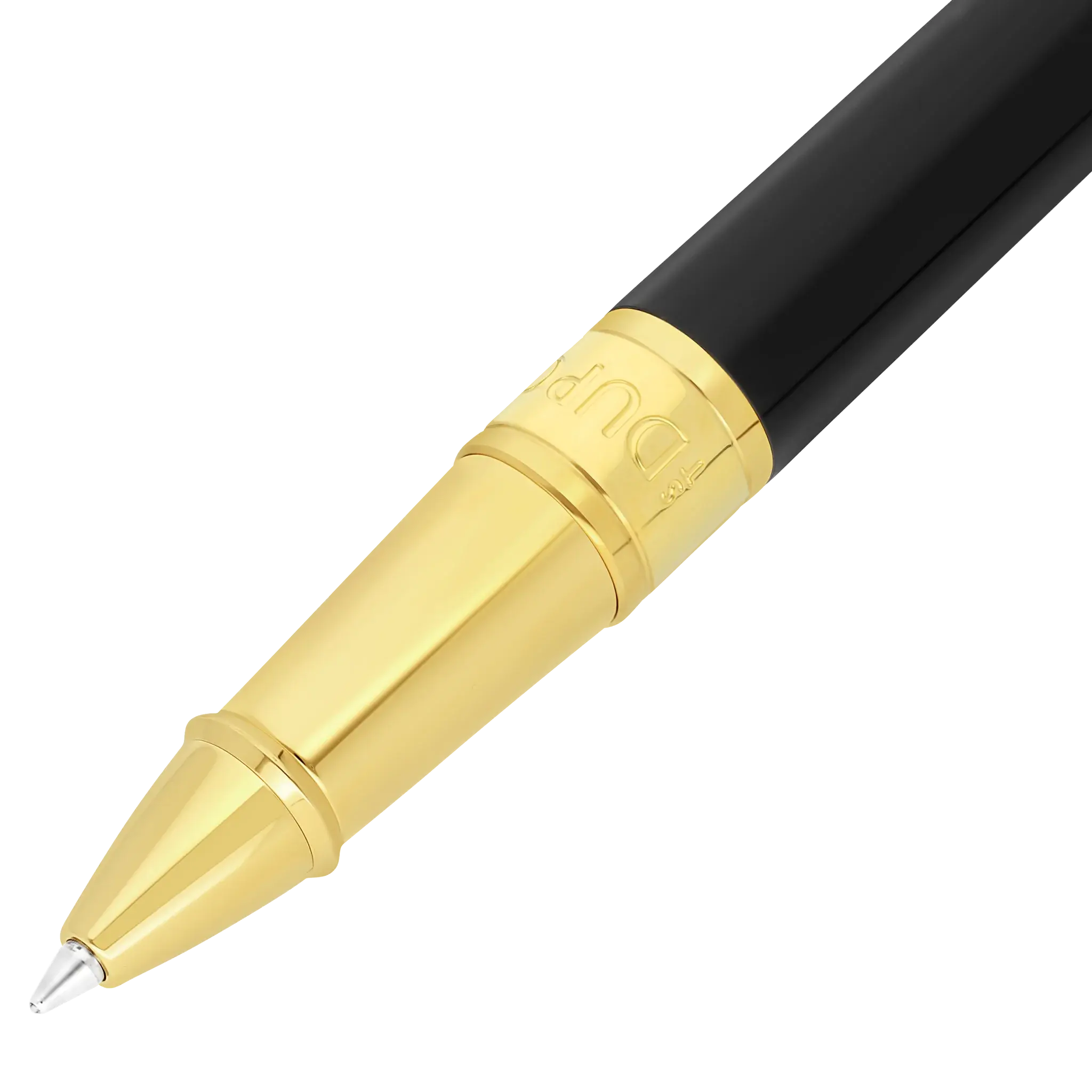 DUPONT S.T Stylo Roller Initial Noir / Doré