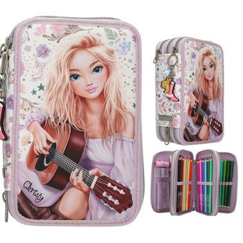 TOP MODEL Trousse 3 niveaux COWGIRL 20x13x7,5cm