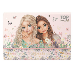 TOP MODEL Papeterie dans un dossier extensible SUMMER FEELING 18,5x26cm