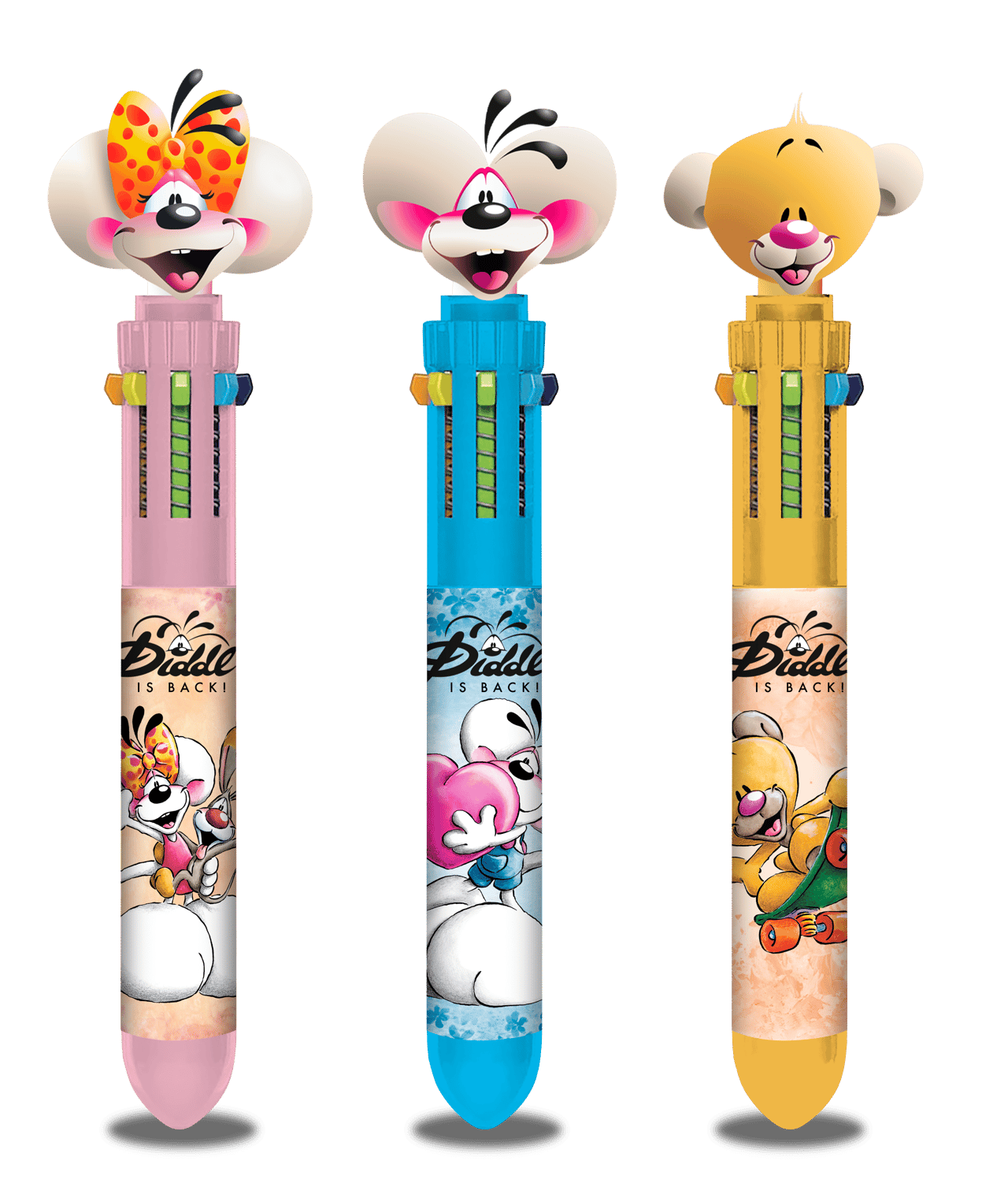 DIDDL Stylo 3D 10 Couleurs modèles aléatoires vendu à l'unité