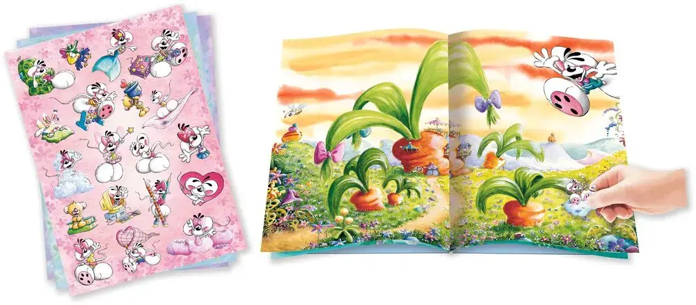 DIDDL Cahier Avec Stickers Repositionnables A5 Diddl
