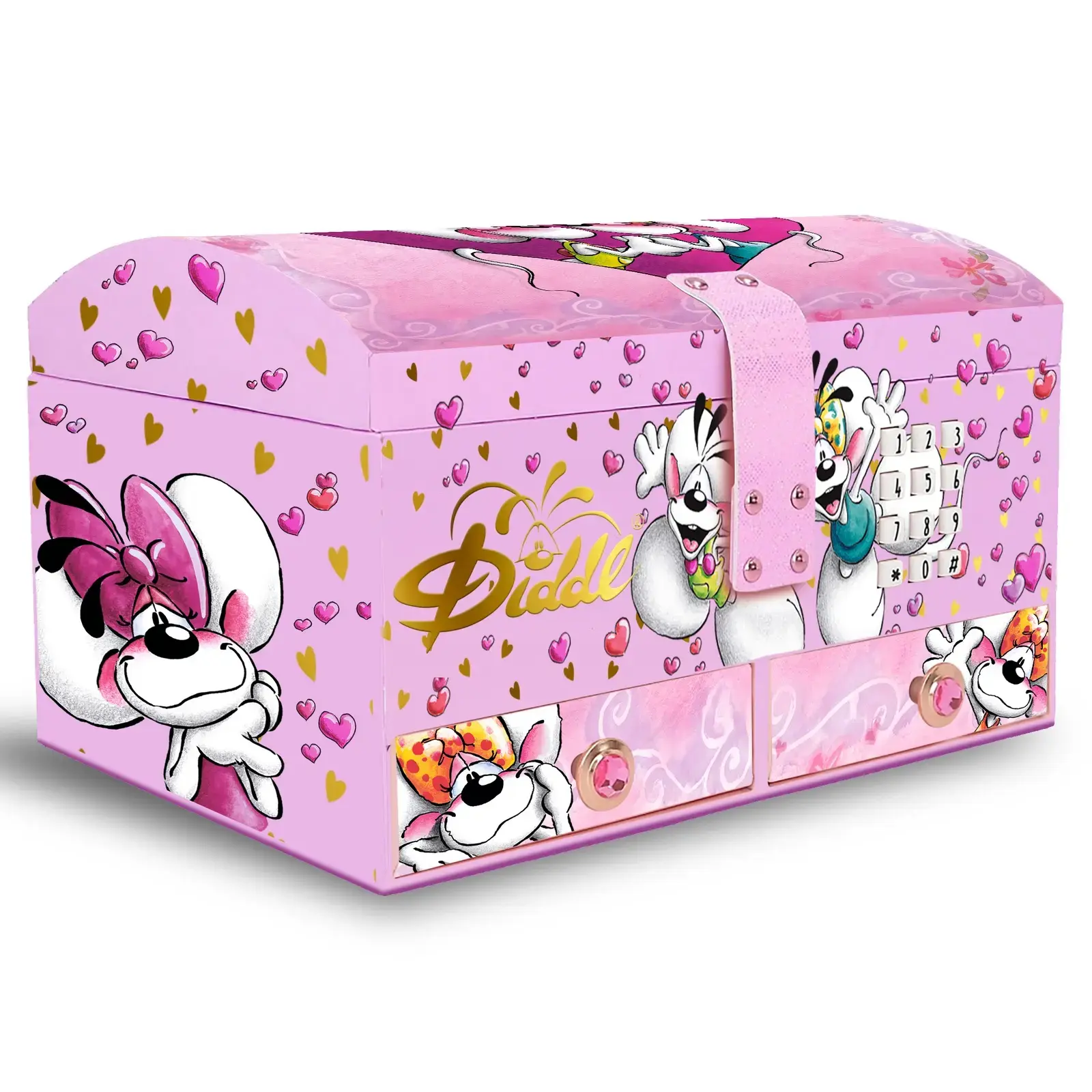 DIDDL Coffre À Bijoux Digicode Diddl