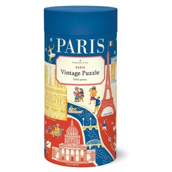CAVALLINI & Co. Puzzle 1000 Pièces Paris Retro 55x70cm