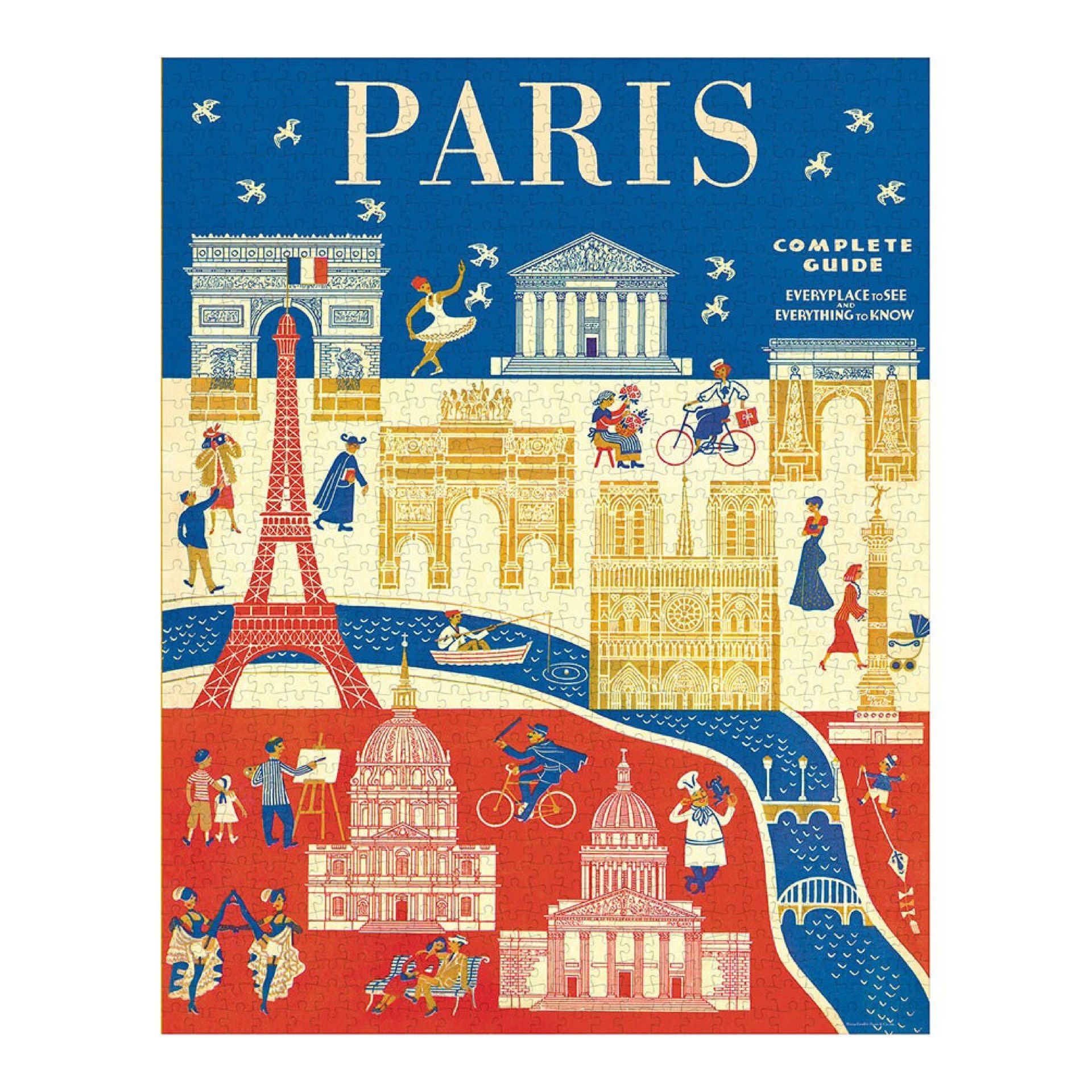 CAVALLINI & Co. Puzzle 1000 Pièces Paris Retro 55x70cm