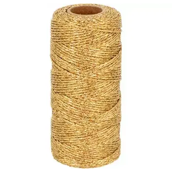 ARTEMIO Corde Métallique 100M Doré