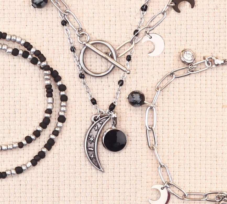 GRAINE CREATIVE Kit Inox Parure Argentée