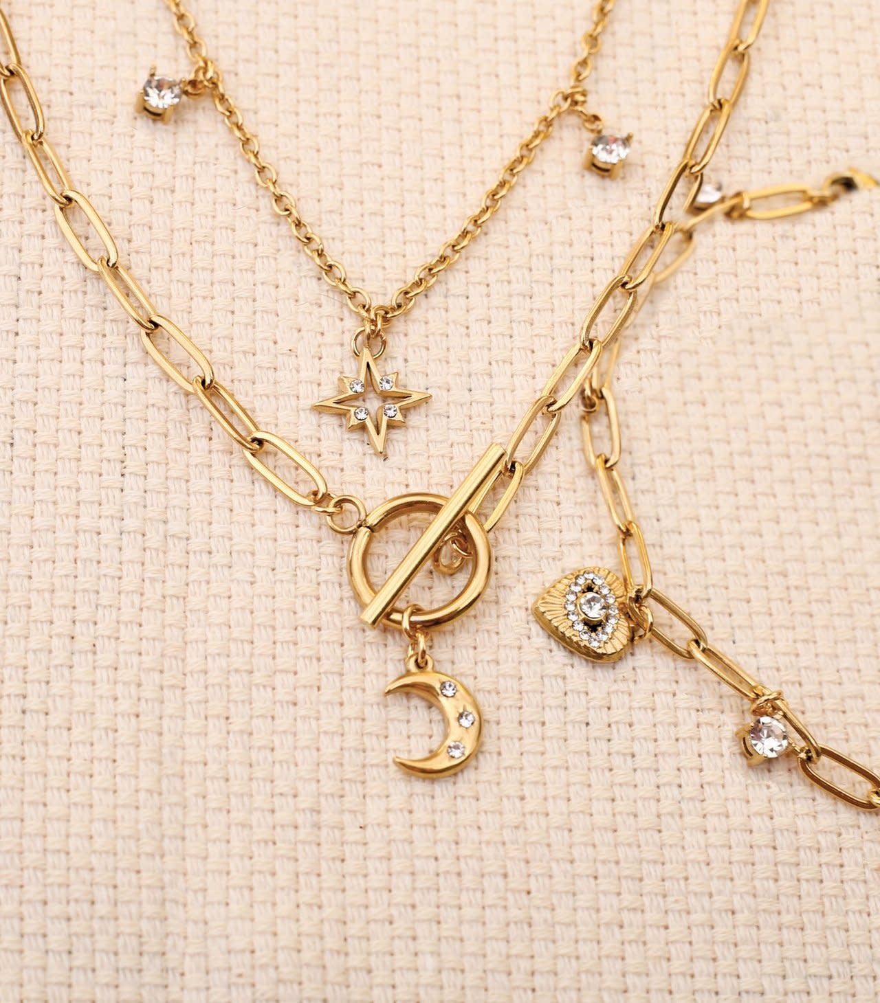 GRAINE CREATIVE Kit Inox Parure Dorée