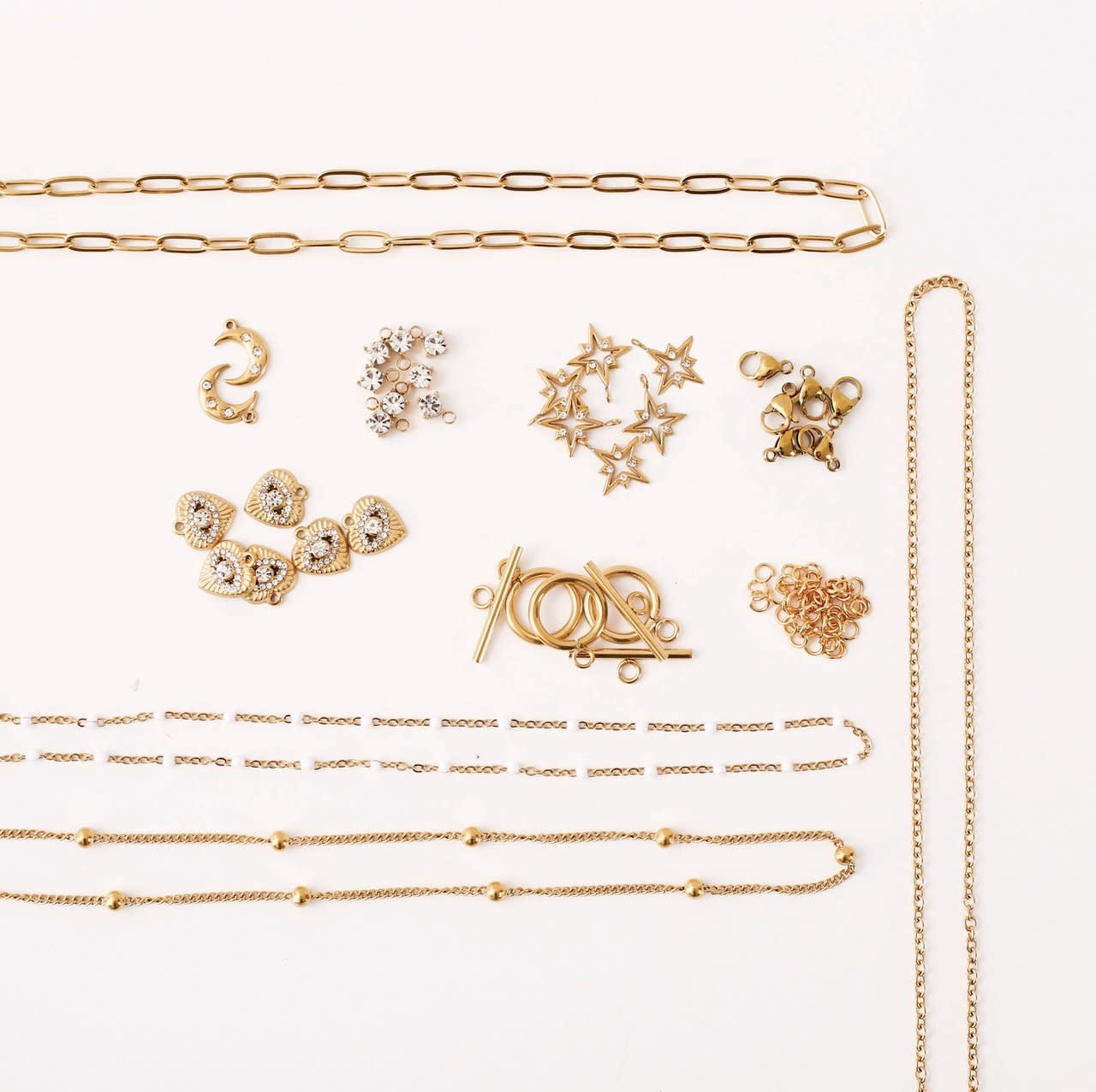 GRAINE CREATIVE Kit Inox Parure Dorée