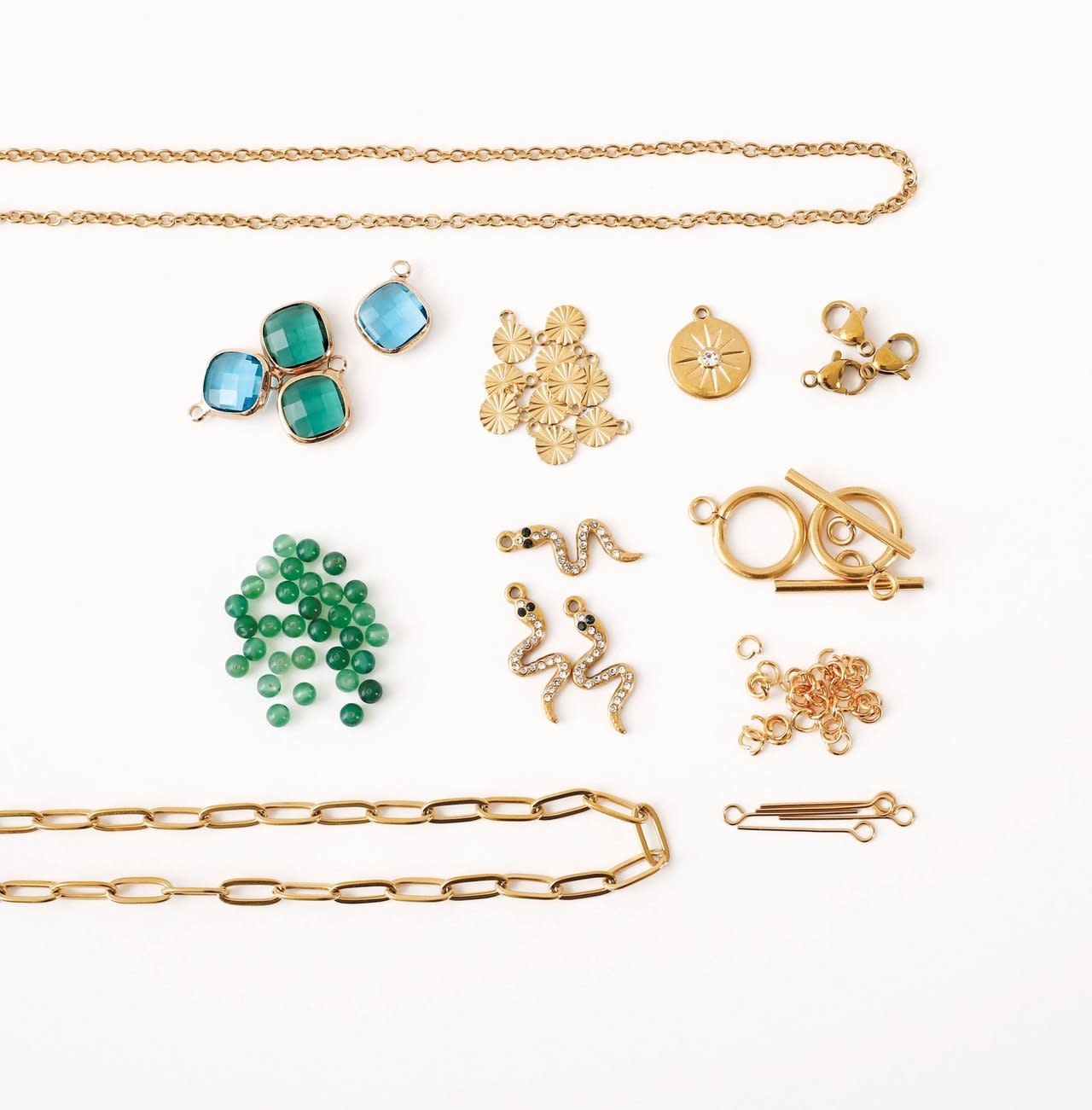 GRAINE CREATIVE Kit Inox Parure Verte