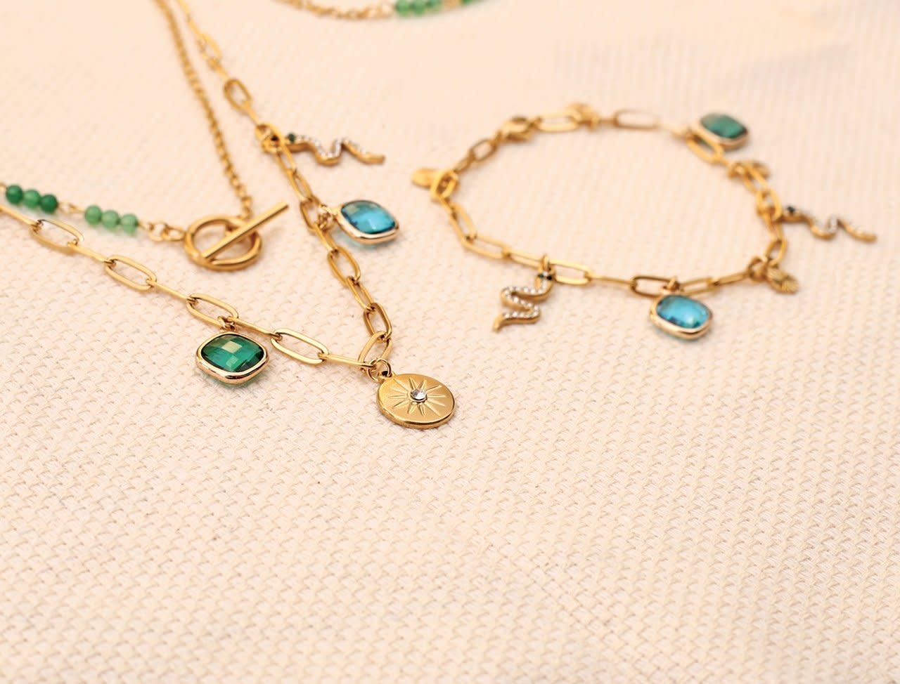 GRAINE CREATIVE Kit Inox Parure Verte