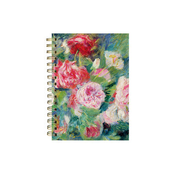 EDITIONS DU DESASTRE LE MUSEE - Carnet à spirales A5 14,8x21cm 192p lignées 100g - Renoir - Roses