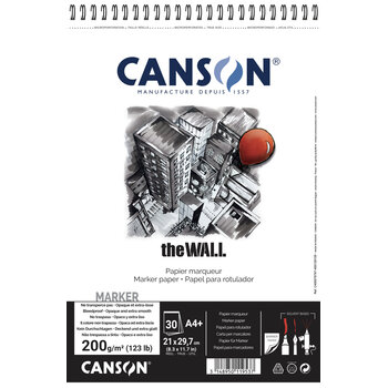 CANSON Album Spirale 30Fl Canson® The Wall 21X31.4 200G