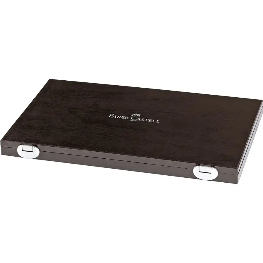 FABER CASTELL Coffret bois Cray. Polychromos 48x