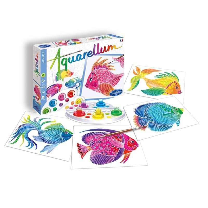 SENTOSPHERE Aquarellum Junior "Poissons"