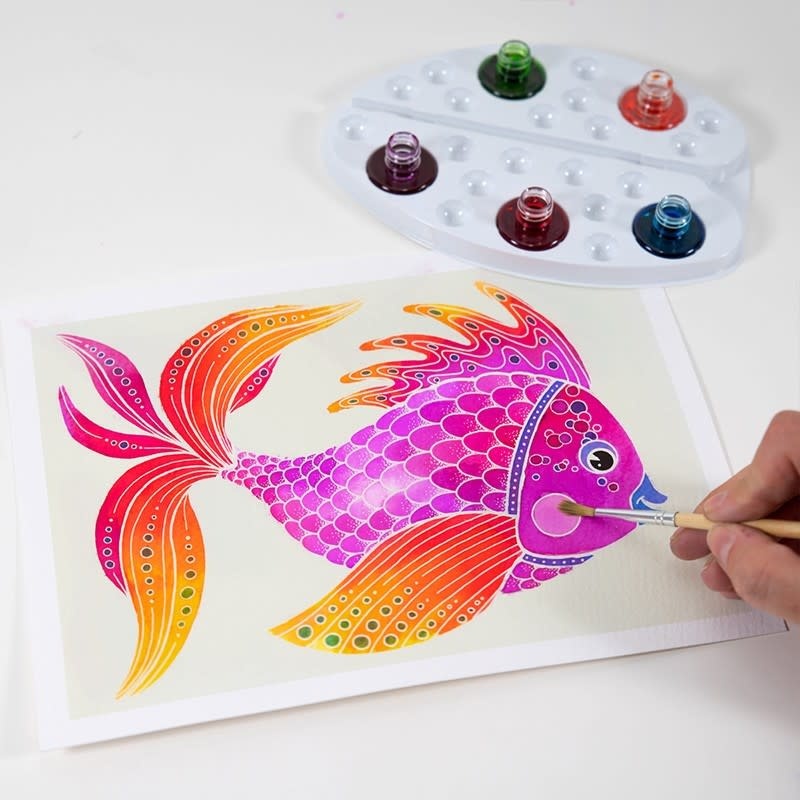 SENTOSPHERE Aquarellum Junior "Poissons"