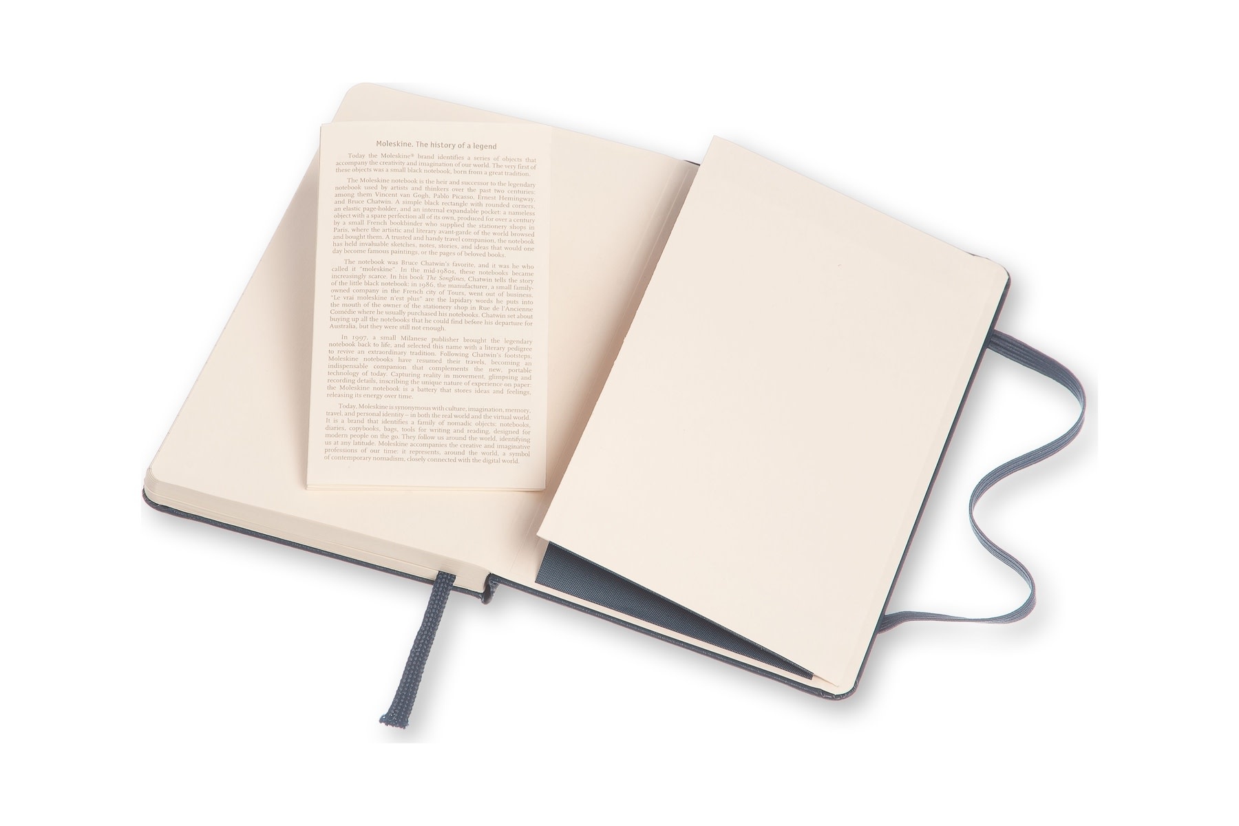 MOLESKINE Carnet Classique Format De Poche Ligné Bleu Saphir Couverture Rigide