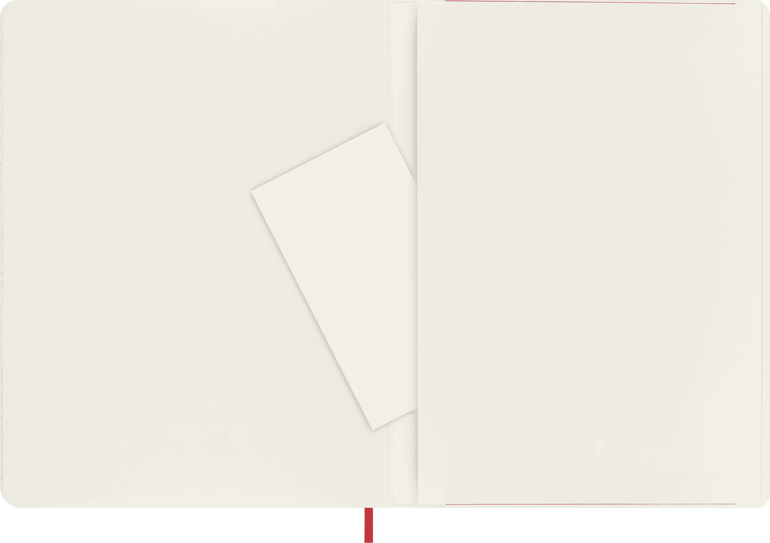 MOLESKINE Carnet Classique Très Grand Format À Pages Blanches Rouge Ecarlate Couverture Souple