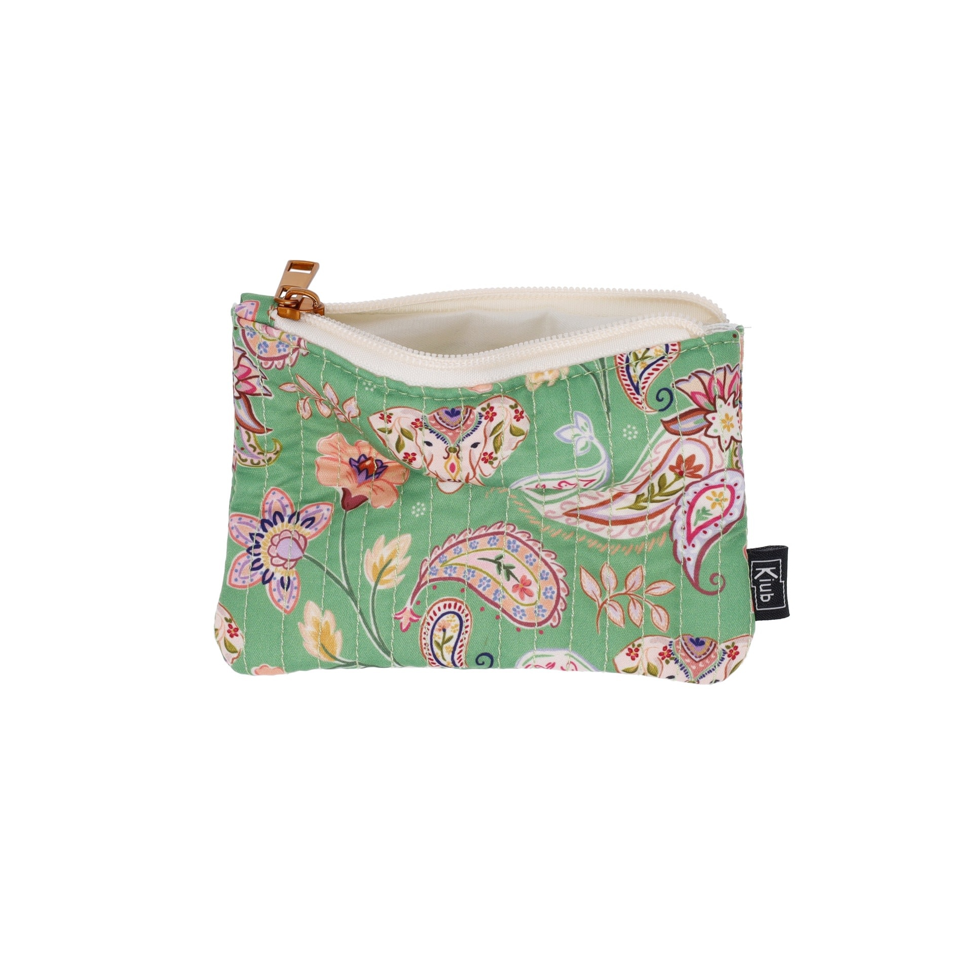 KIUB Pochette Plate En Tissu Matelassé S Esprit Cachemire