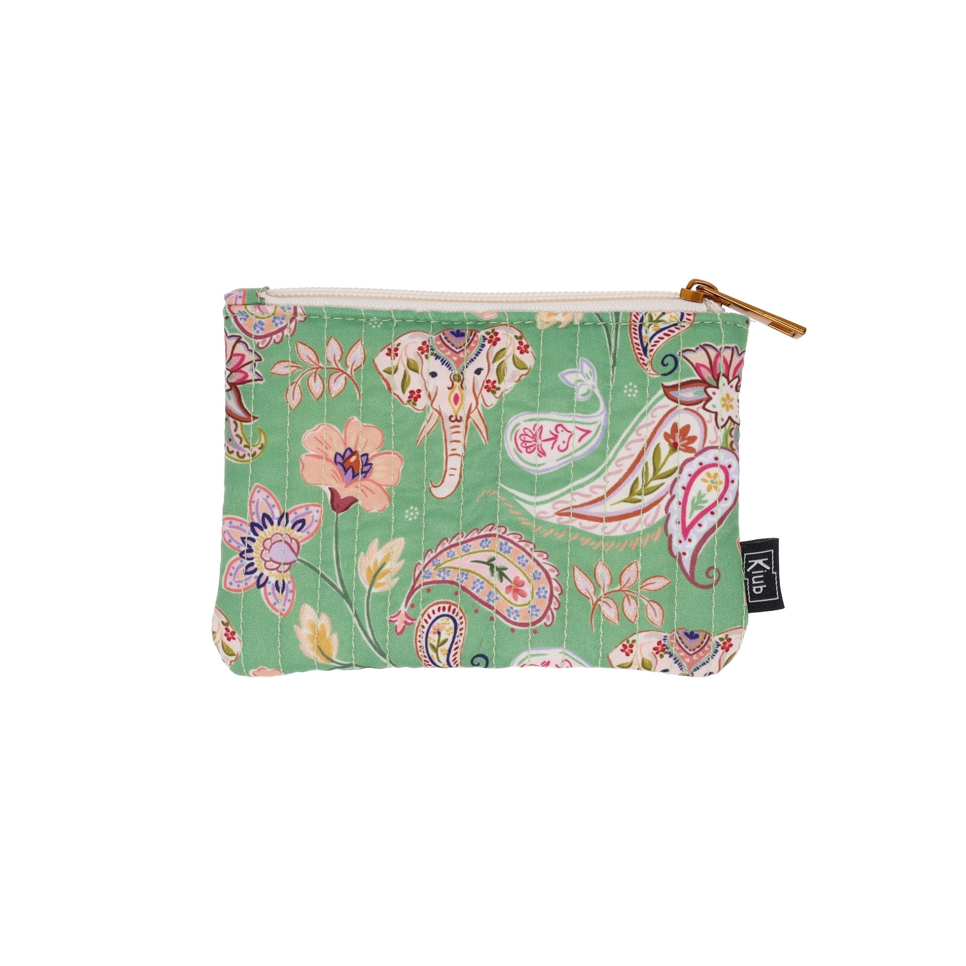 KIUB Pochette Plate En Tissu Matelassé S Esprit Cachemire
