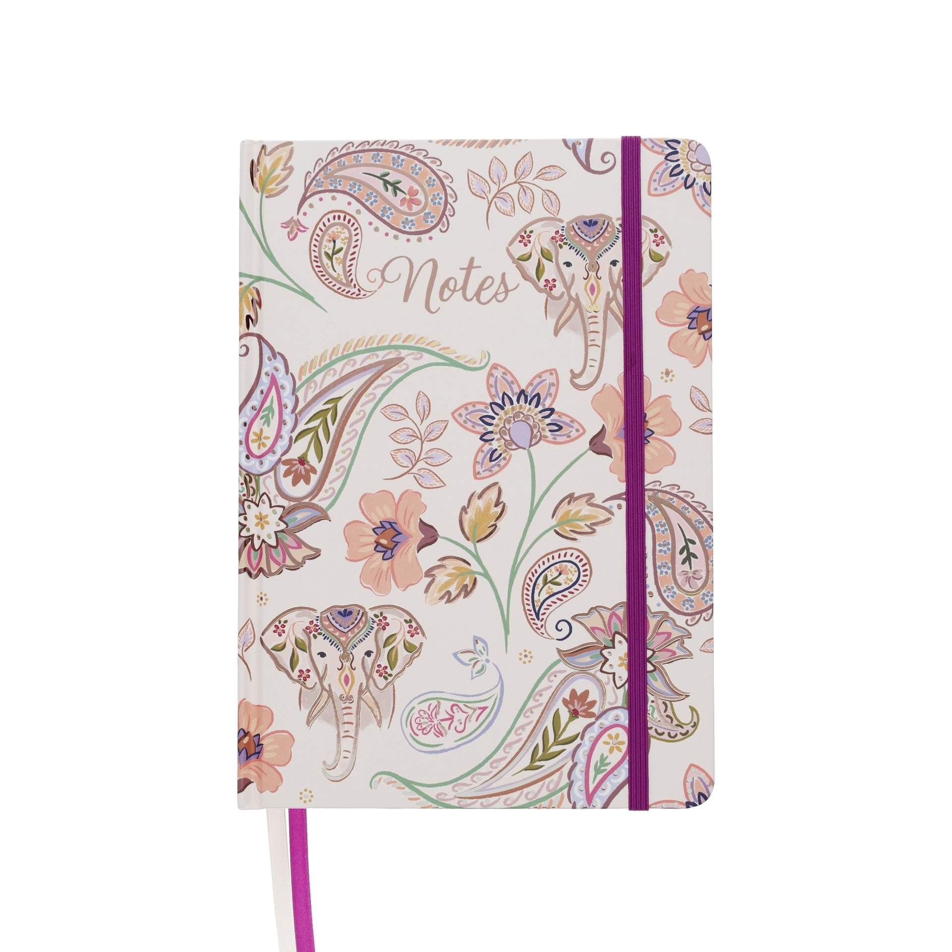 KIUB Nb Ligné A5 100g 160p Dos Collé Cousu Esprit Cachemire 21.4x15.2cm