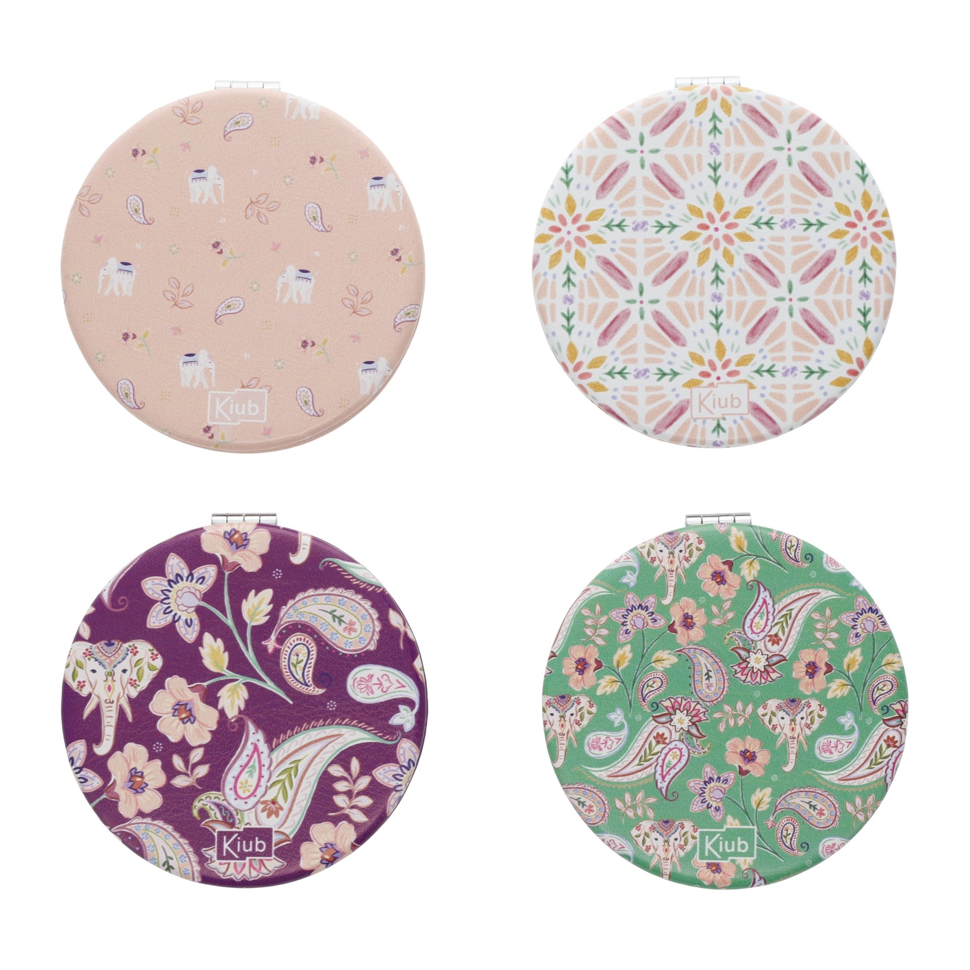 KIUB Miroir Rond Esprit Cachemire vendu à l'unité modèles aléatoires