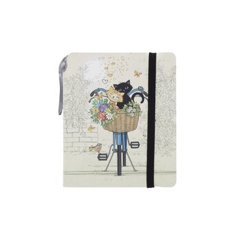 KIUB Nb Ligné A7 100g Recyclé Avec Stylo Bug Art Chats Velo 11.5x9.8cm