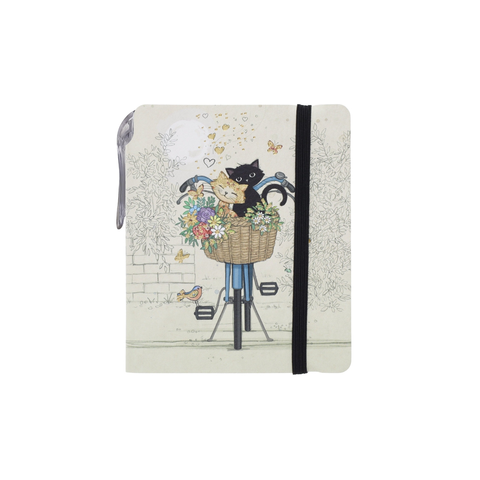 KIUB Nb Ligné A7 100g Recyclé Avec Stylo Bug Art Chats Velo 11.5x9.8cm