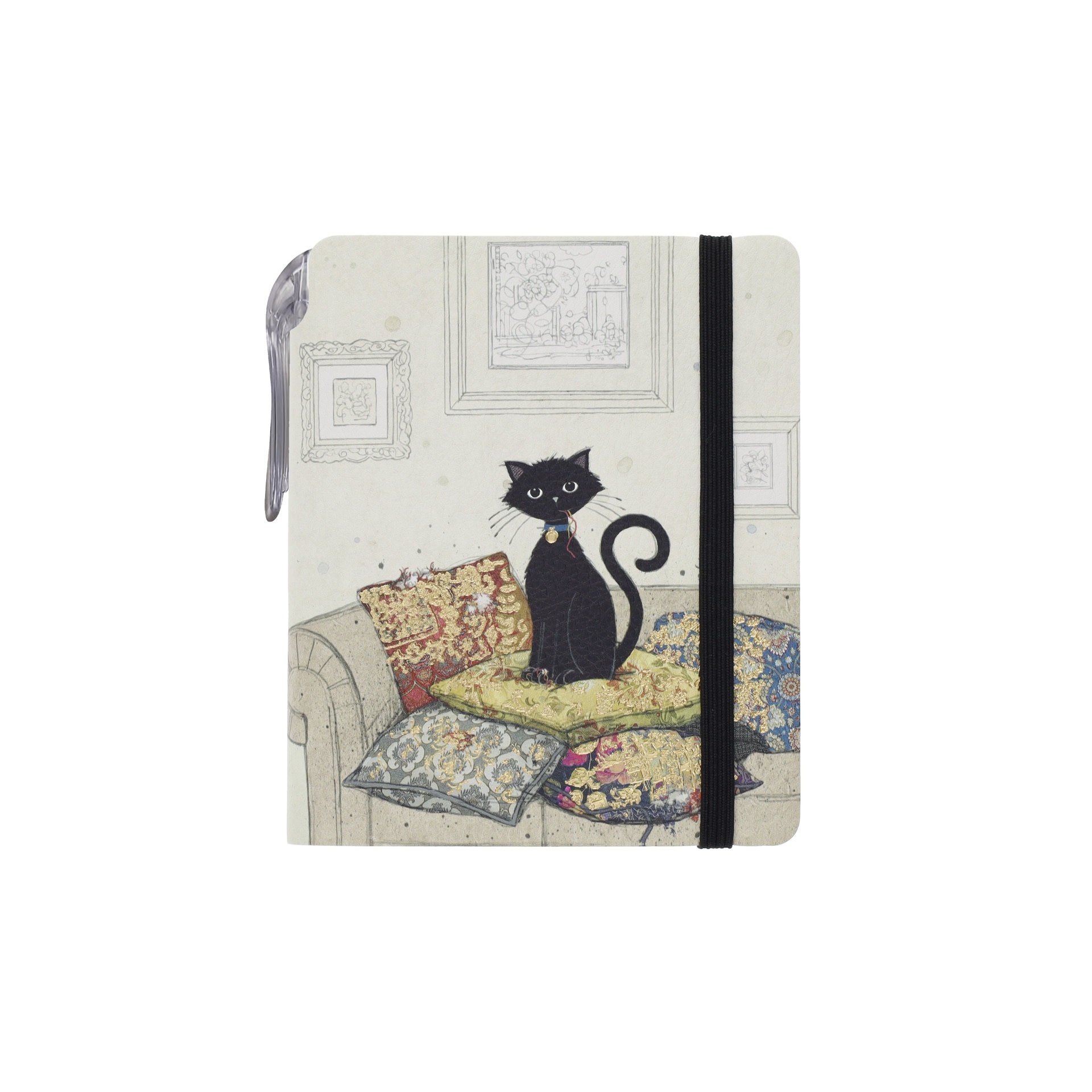 KIUB Nb Ligne A7 100g Recycle Avec Stylo Bug Art Chat Et Coussins 11.5x9.8cm
