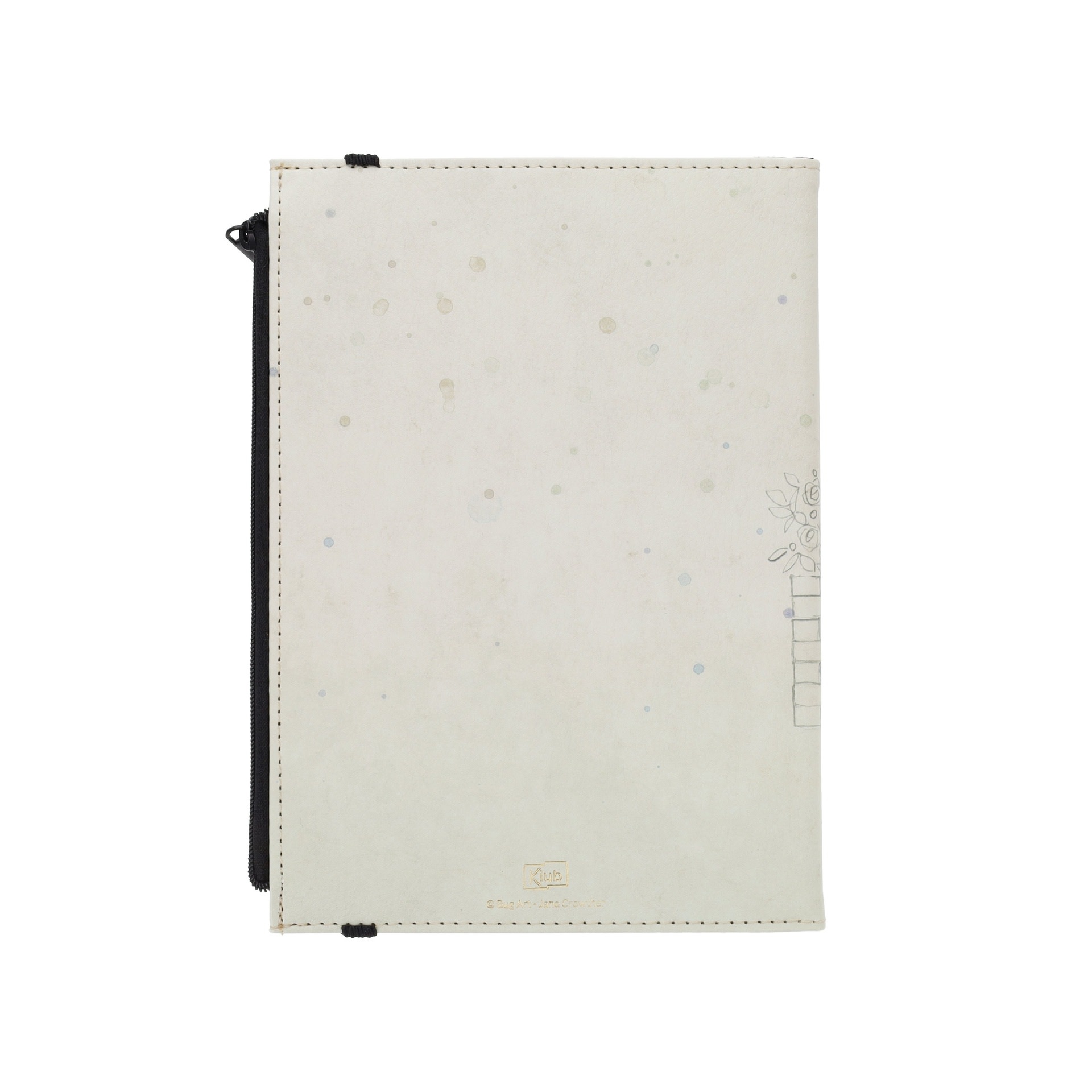 KIUB Nb Ligné A6 avec Pochette Pu Recycle Bug Art Couple De Chats 15.1x11.8m