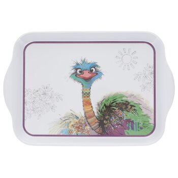KIUB Plateau Melamine Pm Kook Autruche 21x14.5cm