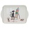 KIUB Plateau Melamine Pm Bug Art Chat Peintre 21x14.5cm