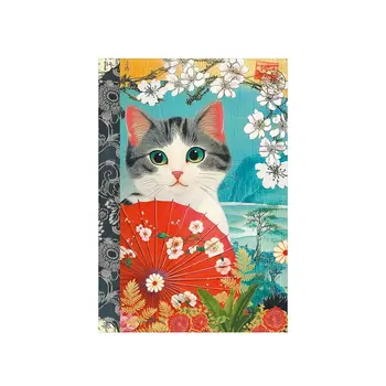 Gt Carnet Mot De Passe 48 Pages 10 X 15 Cm - Chat Japon