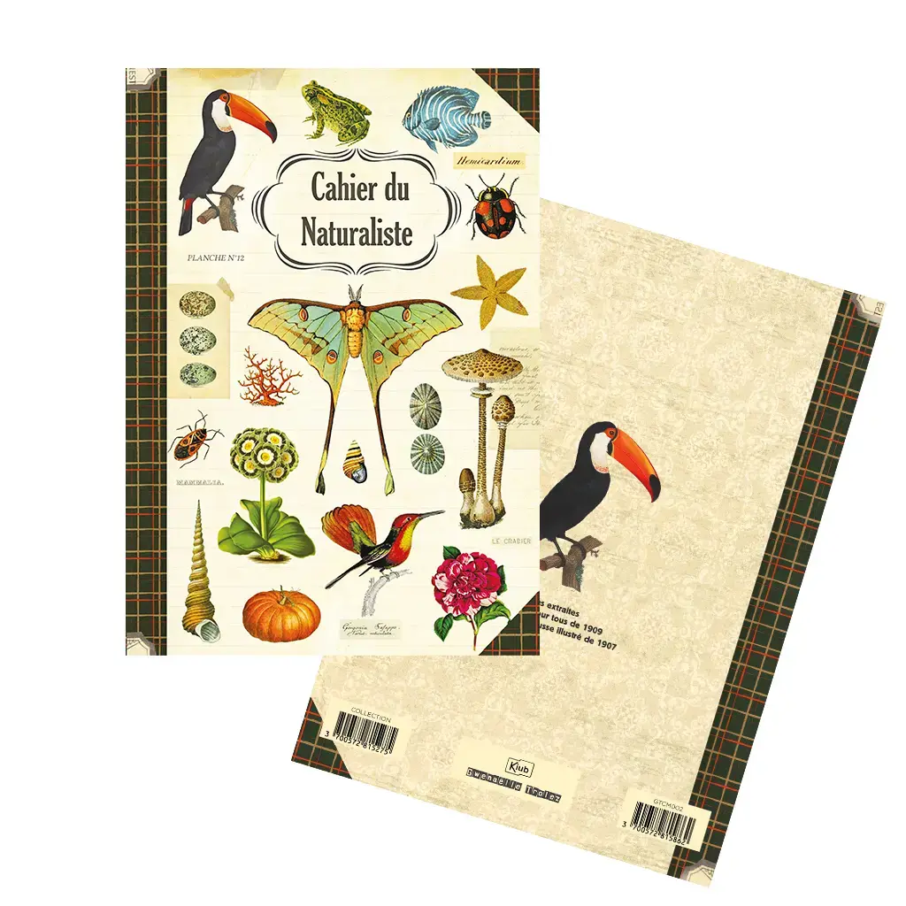 Gt Cahier Imagier 48 Pages 15x21cm - Naturaliste