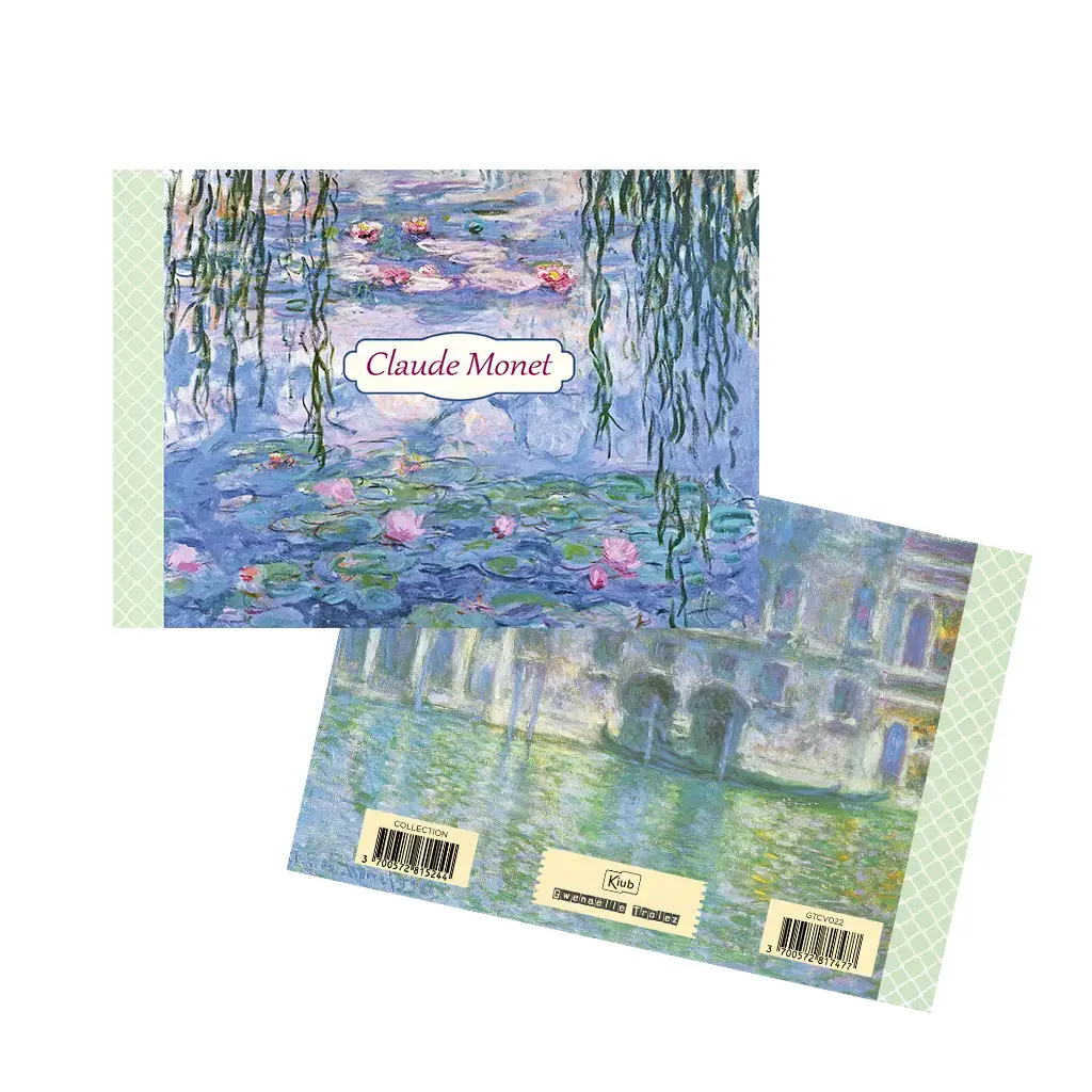 Gt Cahier Illustré 48 Pages 21x15cm - Claude Monet