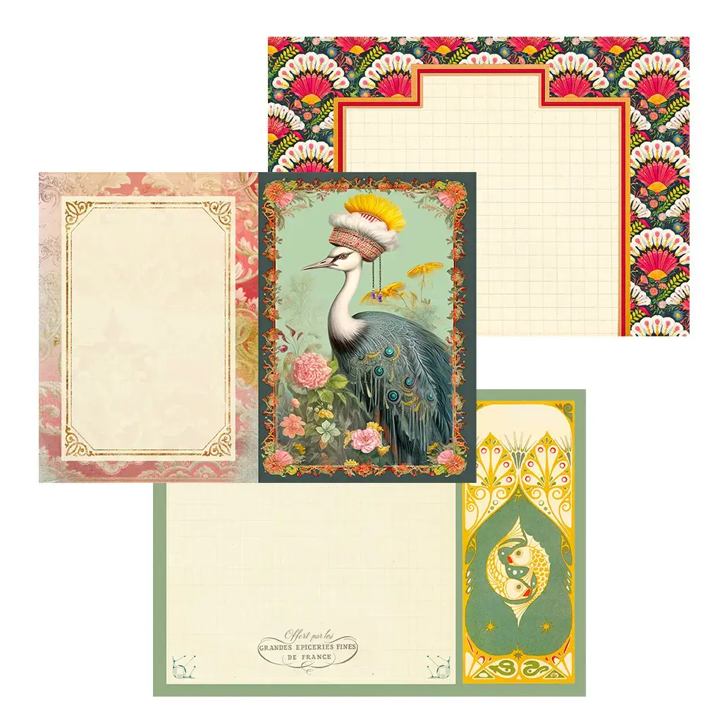 Gt Cahier Illustré 48 Pages 21x15cm - Années Folles