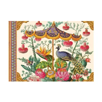 Gt Cahier Illustré 48 Pages 21x15cm - Jardins Exotiques