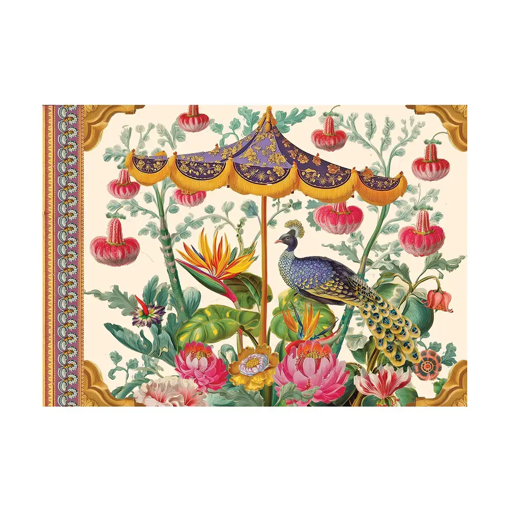 Gt Cahier Illustré 48 Pages 21x15cm - Jardins Exotiques