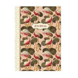 Gt Cahier A Thème 48 Pages 15x21cm - Journal Pattern Poisson Rose