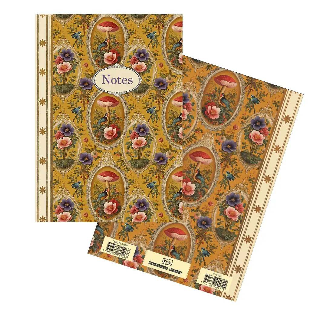 Gt Cahier A Thème 48 Pages 15x21cm - Notes Pattern Automne