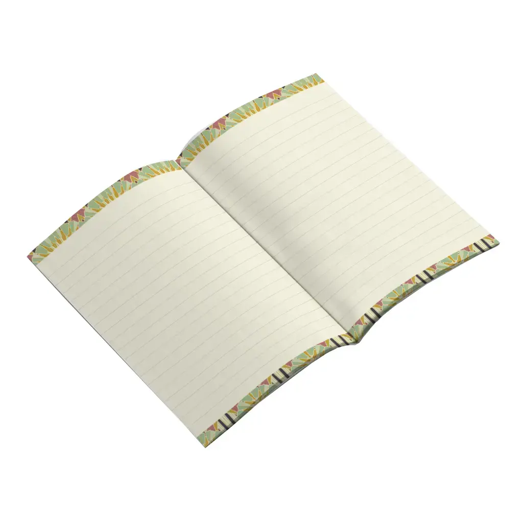 Gt Cahier A Thème 48 Pages 15x21cm - Notes Pattern Automne