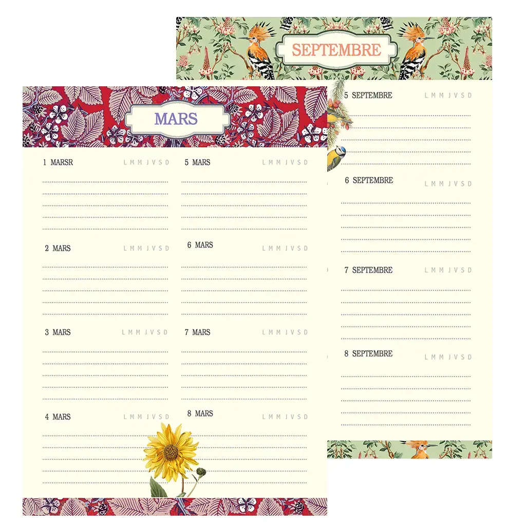 Gt Cahier A Thème 48 Pages 15x21cm - Une Année